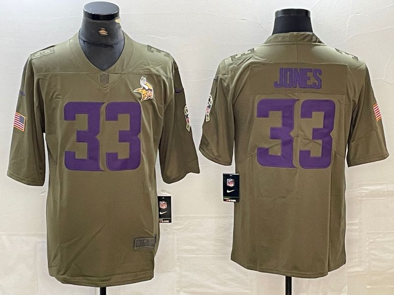 Men Minnesota Vikings #33 Jones green 2024 Nike Vapor Untouchable Limited NFL Jersey->women nfl jersey->Women Jersey
